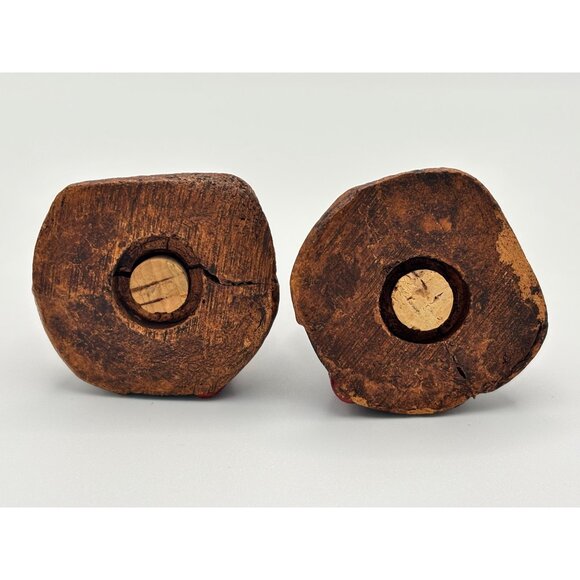 Vintage 1947 Hand-Painted Teepee Salt & Pepper Shakers Lake Tahoe California - Picture 6 of 6